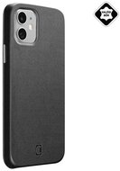 Apple iPhone 12 mini CELLULARLINE ELITE műanyag telefonvédő (mikrofiber belső, valódi bőr hátlap) FEKETE