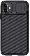 Apple iPhone 11 NILLKIN CAMSHIELD PRO műanyag telefonvédő (szilikon keret, közepesen ütésálló, kamera védelem, csíkos minta) FEKETE