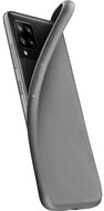 Samsung Galaxy A12 CELLULARLINE CHROMA szilikon telefonvédő (matt, mikrofiber plüss belső) FEKETE