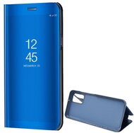 Samsung Galaxy A32 5G Tok álló (aktív FLIP, oldalra nyíló, asztali tartó funkció, tükrös felület, Mirror View Case) KÉK