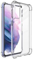 Samsung Galaxy S21 Plus Szilikon telefonvédő (közepesen ütésálló, légpárnás sarok) ÁTLÁTSZÓ