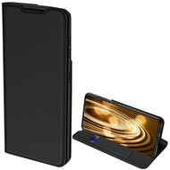 Samsung Galaxy S21 Ultra DUX DUCIS SKIN PRO tok álló, bőr hatású (FLIP, oldalra nyíló, bankkártya tartó, asztali tartó funkció) FEKETE