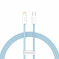BASEUS kábel Type C - Lightning 8-pin PD20W 1m kék