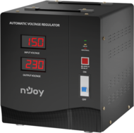 NJOY Toroid Transzformátor 5000VA - Alvis 5000 AVR (Kimenet: bekötős, LCD kijelző, indítás késleltetés)