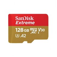 SanDisk 128GB Extreme microSDXC 190/90MB/s A2 C10 V30 UHS-I U3