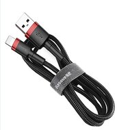 Baseus cafule kábel USB lightning 2.4A 1M piros+fekete