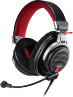 Audio-Technica ATH-PDG1A Prémium Gaming Mikrofonos Fejhallgató - Fekete/piros