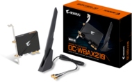 GIGABYTE Wireless Adapter PCI-Express Tri Band AX2400, GC-WBAX210