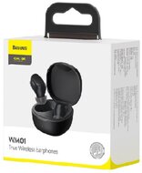 Baseus Encok True vezeték nélküli fülhallgató WM01 fekete