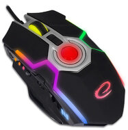 Esperanza Mangora USB vezetékes 8D Gamer egér, RGB fekete