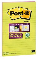 Post-it Super Sticky 127x203 vonalas jegyzettömb 2db-os