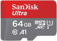 SANDISK MICROSD ULTRA® ANDROID KÁRTYA 64GB, 140MB/s, A1, Class 10, UHS-I