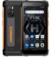 myPhone HAMMER Iron 4 5,5" Dual SIM okostelefon - fekete/narancssárga