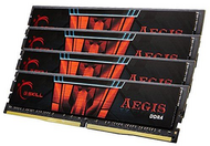 64GB 2400MHz DDR4 RAM G.Skill Aegis CL15 (4x16GB) (F4-2400C15Q-64GIS)