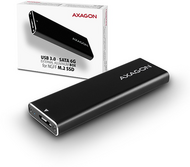 Axagon EEM2-U3 SATA M.2 USB 3.0 Külső HDD ház - Fekete