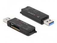 Delock 91757 SD/Micro SD/MS memóriakártyákhoz USB 3.2 kártyaolvasó