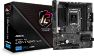 ASRock Z790 s1700 Z790M PG LIGHTNING/D4 4xDDR4 4xSATA3 2xM.2 3xPCI-E Gbit LAN mATX