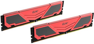 16GB 2666MHz DDR4 RAM Team Group Elite Plus fekete/piros CL19 (2x8GB) (TPRD416G2666HC19DC01)