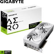 Gigabyte GeForce RTX 4080 16GB GDDR6X AERO OC HDMI 3xDP - GV-N4080AERO OC-16GD