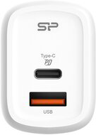 Silicon Power Telefon töltő - QM25, 1db Type-C + 1db USB-A QC3.0 (30W töltő, EU verzió)