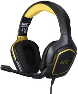 KONIX - UFC 2.0 Fejhallgató Vezetékes Gaming Stereo Mikrofon, Fekete-Sárga