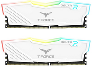 32GB 3600MHz DDR4 RAM Team Group T-Force Delta RGB White CL18 (2x16GB) (TF4D432G3600HC18JDC01)