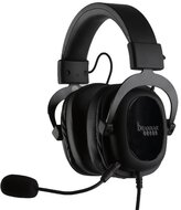 KONIX - DRAKKAR PC Bodhran 7.1 Fejhallgató Vezetékes Gaming Stereo Mikrofon, Fekete