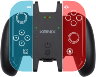 KONIX - MYTHICS Nintendo Switch/OLED Play & Charge Joy-Con Töltő egység (Mini Kontroller), Fekete