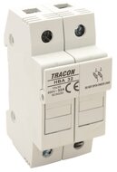 Tracon HBA-2P-32 biztosítóhengeres bizt.hoz, maszkolható szakaszolókapcsoló