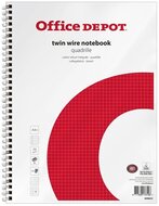 Office Depot A4+ 5db/csomag lefűzhető kockás spirálfüzet