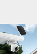 EZVIZ HB8 kültéri kamera + SOLAR panel szett, színes, okos, 360 °-os lefedettség, 4 MP, free Wifi, újratölthető akku