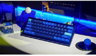Keychron Q4 Swappable RGB Backlight Knob ISO USB billentyűzet barebone kék