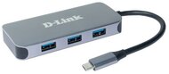 D-LINK USB-C HUB 3xUSB + 1xUSB-C +1xHDMI + 1xLAN, DUB-2335