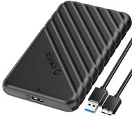 Orico Külső HDD/SSD Ház 2.5" - 25PW1-U3-BK/158/ (USB-A 3.0, Max. 7-9,5 mm, Max.: 4TB, fekete)