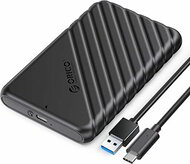 Orico Külső HDD/SSD Ház 2.5" - 25PW1-C3-BK/143/ (USB-A 3.0, Max. 7-9,5 mm, Max.: 4TB, fekete)