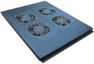 Amtech 4-es ventilátor egység + termosztát, tetőbe szerelendő, fekete