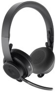 LOGITECH Fejhallgató 2.0 - Zone Wireless Plus Bluetooth Qi töltés Mikrofonos, Grafitszürke