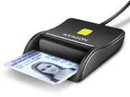 Axagon CRE-SM3N USB Smart card FlatReader okos kártyaolvasó