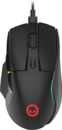LORGAR Jetter 357 - LRG-GMS357 gaming mouse, Optical Gaming Mouse with 6 programmable buttons, Pixart ATG4090 sensor, DPI can be up to 8000, 30 million times key life, 1.8m PVC USB cable, Matt UV coating and RGB lights with 4 LED flowing mode, size:124.90