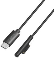 Logilink USB 3.2 Gen 1 kábel, USB-C/M-MS Surface/M (90 ), PD, fekete, 1,8 m