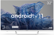 KIVI 32" 32F750NW - FHD, Android TV 11, White, 1920x1080, 60 Hz, Sound by JVC, 2x8W, 27 kWh/1000h , BT5.1, HDMI ports 3, 24 months