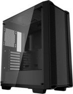 DeepCool Számítógépház - CC560-10003 (fekete, ablakos, Mini-ITX / Mico-ATX / ATX, 1xUSB3.0, 1xUSB2.0)