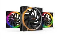 Be Quiet! Cooler 12cm - LIGHT WINGS 120mm PWM high-speed Triple-Pack (RGB, 2500rpm, 31dB, fekete)