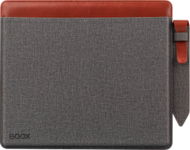 Onyx BOOX e-book tok - 10,3" Leather Sleeve (Boox Note Air, Air2 típushoz, bebújtatós, szürke + bőr, kemény borítás)