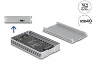 Delock USB4 40 Gbps ház 1 x M.2 NVMe SSD-hez szerszámmentes