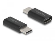 Delock Adapter SuperSpeed USB 10 Gb/s (USB 3.2 Gen 2) USB Type-C dugasz-alj portkímélő fekete