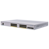 CISCO Switch 24 port, Gigabit, PoE, 4x10G SFP+ - CBS350-24P-4X-EU ( SG350X-24P-K9-EU utódja )