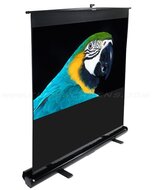 EliteScreens 84" (16:9) hordozható manuális pull up vászon F84NWH (186 x 105 cm, Fekete váz)