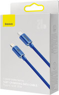 Baseus Crystal Shine Series USB-C - Lightning gyorstöltő kábel CAJY000203, 20 W, 1.2m, kék