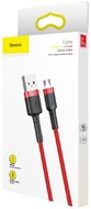 Baseus Cafule Micro-USB kábel CAMKLF-B09, 2.4 A, 1m, piros-piros